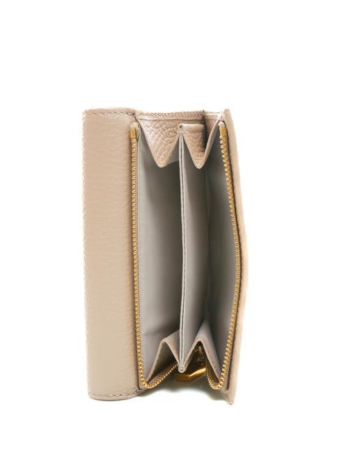 BLOSSOM Cartera de piel de grano medio rosa polvo - Carteras Mujer