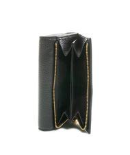 COCCINELLE BLOSSOM Cartera de piel de grano medio negro - Carteras Mujer - 4