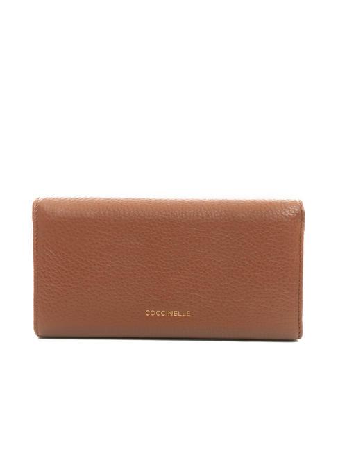 BLOSSOM Cartera grande de piel texturizada BRULE - Carteras Mujer