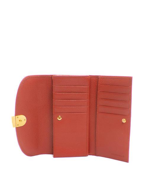 BLOSSOM Cartera grande de piel texturizada Arce - Carteras Mujer