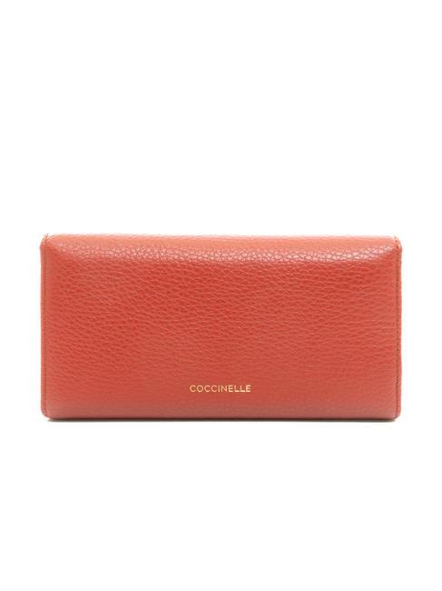 BLOSSOM Cartera grande de piel texturizada Arce - Carteras Mujer