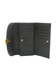 COCCINELLE BLOSSOM Cartera grande de piel texturizada negro - Carteras Mujer - 2