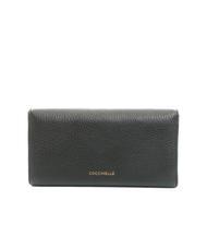 COCCINELLE BLOSSOM Cartera grande de piel texturizada negro - Carteras Mujer - 3