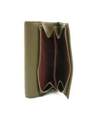 COCCINELLE DORA Cartera peque&ntilde;a de piel texturizada loden - Carteras Mujer - 4
