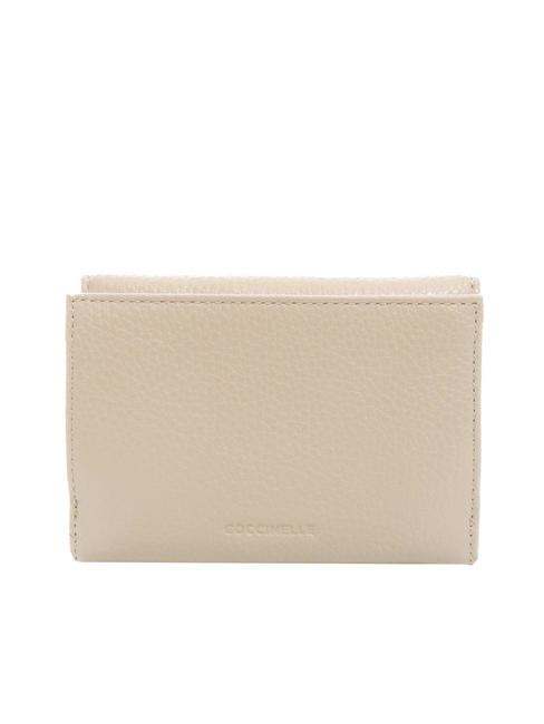 DORA Cartera peque&ntilde;a de piel texturizada rosa polvo - Carteras Mujer