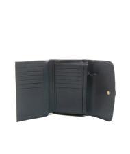 COCCINELLE DORA Cartera peque&ntilde;a de piel texturizada DARKBLUE - Carteras Mujer - 2