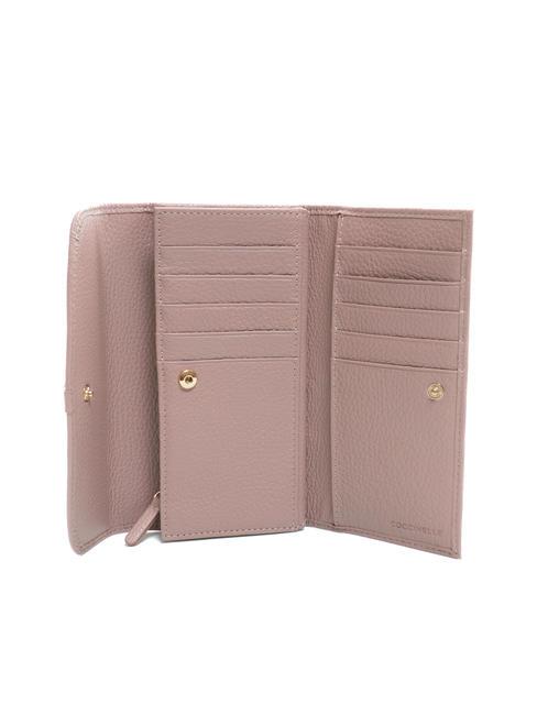 DORA Cartera de piel de grano medio an&eacute;mona - Carteras Mujer