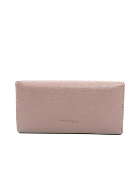 DORA Cartera de piel de grano medio an&eacute;mona - Carteras Mujer