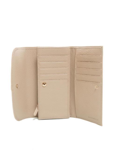 DORA Cartera de piel de grano medio rosa polvo - Carteras Mujer