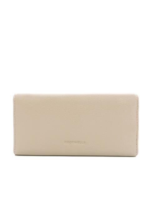 DORA Cartera de piel de grano medio rosa polvo - Carteras Mujer