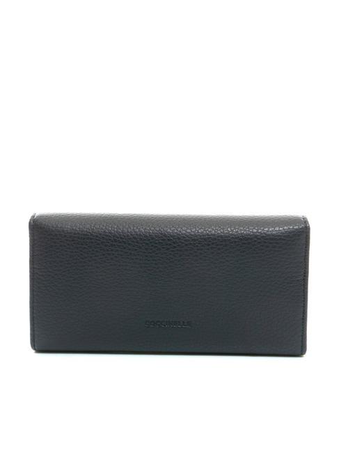 DORA Cartera de piel de grano medio DARKBLUE - Carteras Mujer