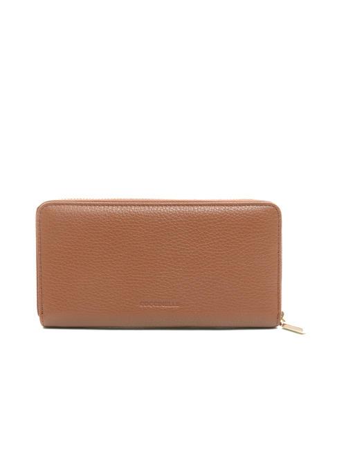 DORA Cartera grande de piel con cremallera BRULE - Carteras Mujer