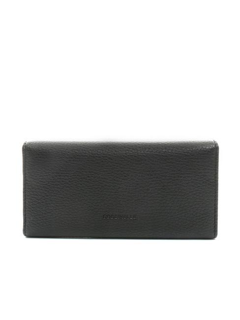 DORA Cartera de piel de grano medio negro - Carteras Mujer