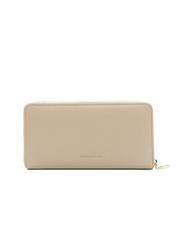 COCCINELLE DORA Cartera grande de piel con cremallera rosa polvo - Carteras Mujer - 3