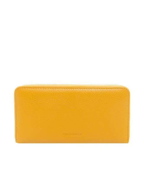 DORA Cartera grande de piel con cremallera resina - Carteras Mujer