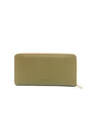 COCCINELLE DORA Cartera grande de piel con cremallera loden - Carteras Mujer - 3
