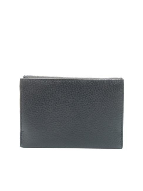 DOT Cartera peque&ntilde;a de piel texturizada DARKBLUE - Carteras Mujer