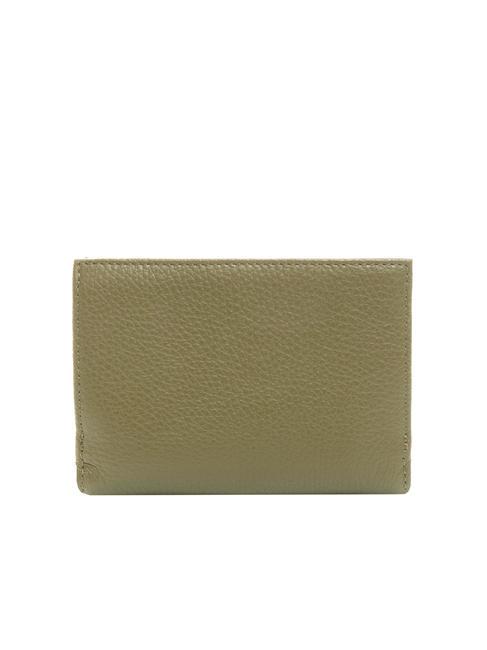 DOT Cartera peque&ntilde;a de piel texturizada loden - Carteras Mujer