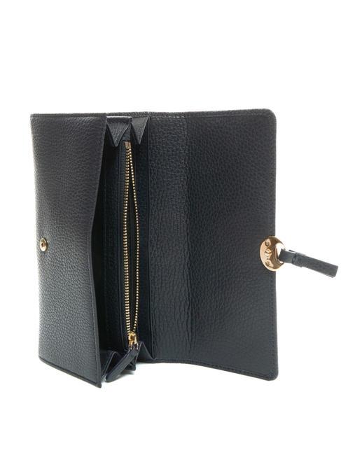 DOT Cartera grande de piel texturizada DARKBLUE - Carteras Mujer