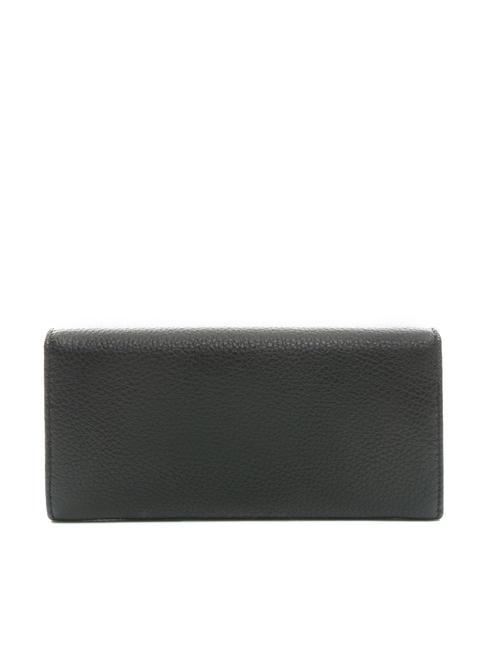 DOT Cartera grande de piel texturizada negro - Carteras Mujer