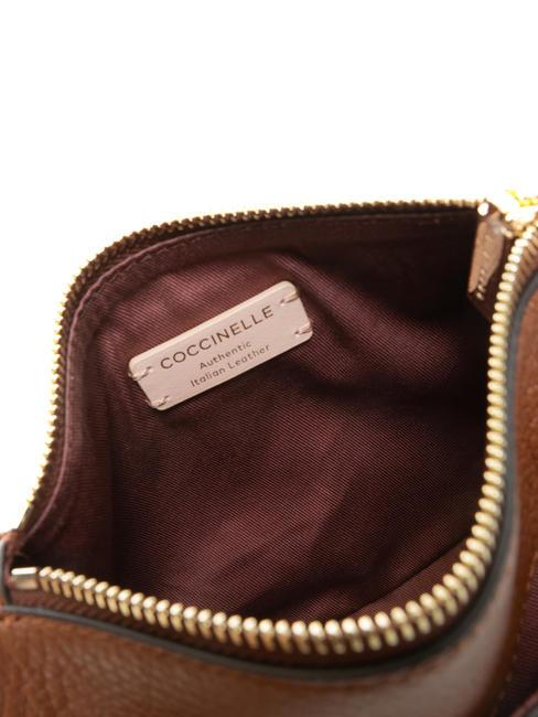 KALI Bolso bandolera de piel con bolsito BRULE - Bolsos Mujer