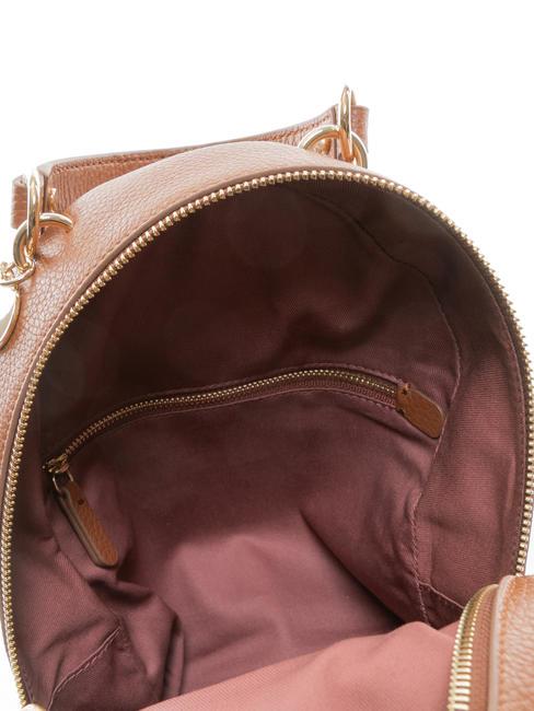 ALPHA Mochila de piel texturizada BRULE - Bolsos Mujer