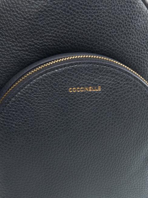 ALPHA Mochila de piel texturizada DARKBLUE - Bolsos Mujer