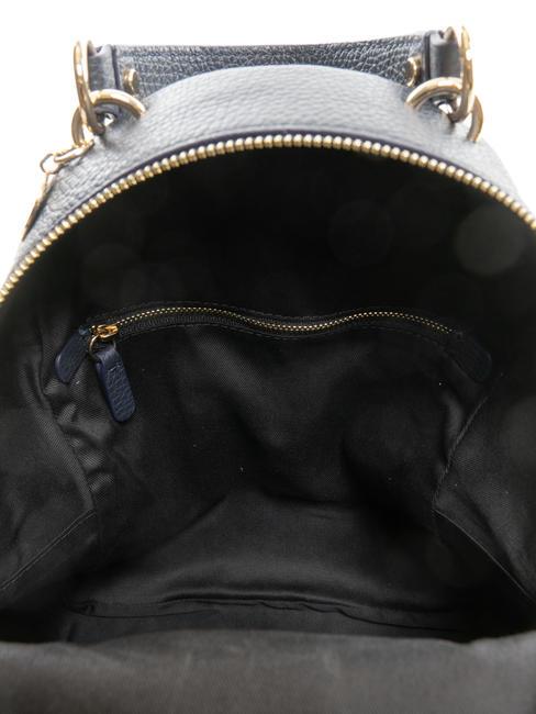 ALPHA Mochila de piel texturizada DARKBLUE - Bolsos Mujer