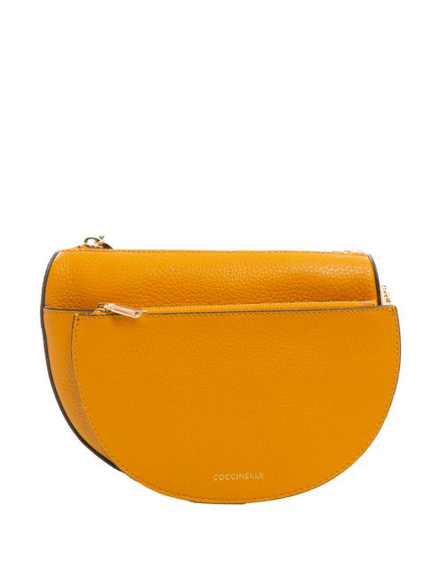 KALI Bolso bandolera de piel con bolsito resina - Bolsos Mujer