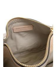 COCCINELLE KALI Bolso bandolera de piel con bolsito rosa polvo - Bolsos Mujer - 7