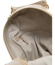 COCCINELLE ALPHA Mochila de piel texturizada rosa polvo - Bolsos Mujer - 5