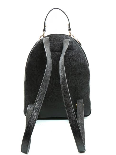 ALPHA Mochila de piel texturizada negro - Bolsos Mujer