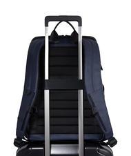 PIQUADRO CORNER Mochila de tejido engomado, soporte para portátil de 14" azul - Mochilas para portátil - 3