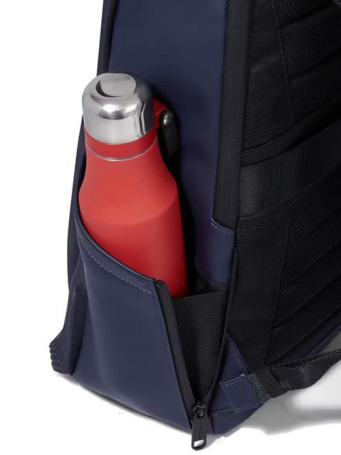 CORNER Mochila de tejido engomado, soporte para portátil de 14" azul - Mochilas para portátil