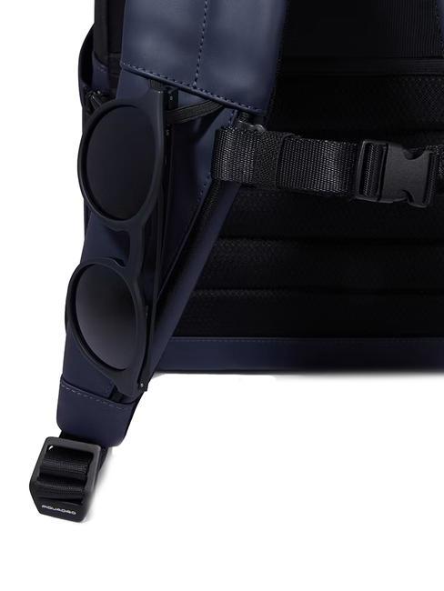 CORNER Mochila de tejido engomado, soporte para portátil de 14" azul - Mochilas para portátil