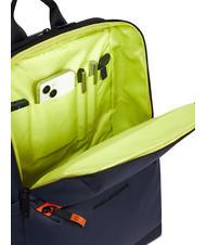 PIQUADRO CORNER Mochila de tejido engomado, soporte para portátil de 14" azul - Mochilas para portátil - 7
