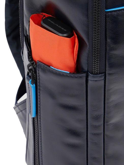 B2 REVAMP Mochila de cuero para PC de 15'' azul - Mochilas para port&aacute;til