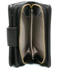 TWINSET T OVAL Cartera peque&ntilde;a con cremallera alrededor negro - Carteras Mujer - 4