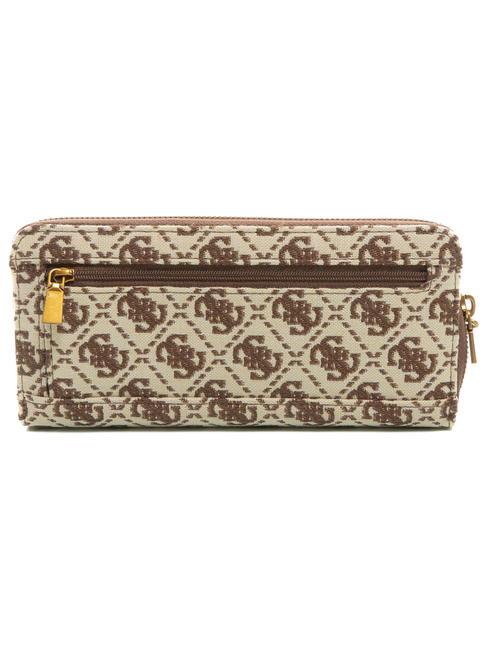 LAUREL Logo Cartera con pulsera marr&oacute;n - Carteras Mujer