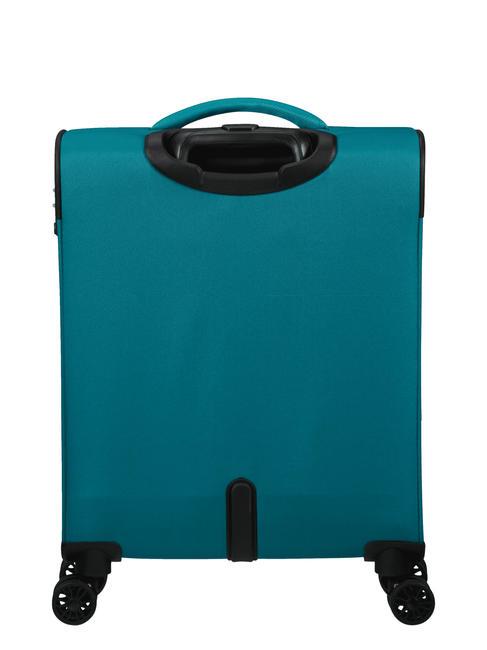 PULSONIC Equipaje de mano inteligente ampliable verde azulado de piedra - Equipaje de mano