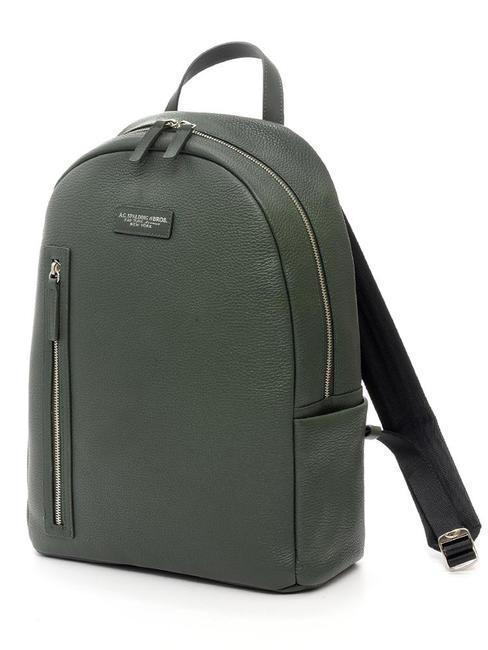 TOURIST Mochila para PC de 15", en cuero bosque verde - Mochilas para port&aacute;til