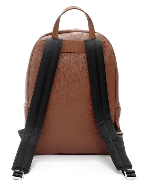 TOURIST Mochila para PC de 15", en cuero Marr&oacute;n - Mochilas para port&aacute;til