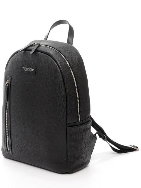 TOURIST Mochila para PC de 15", en cuero negro - Mochilas para port&aacute;til