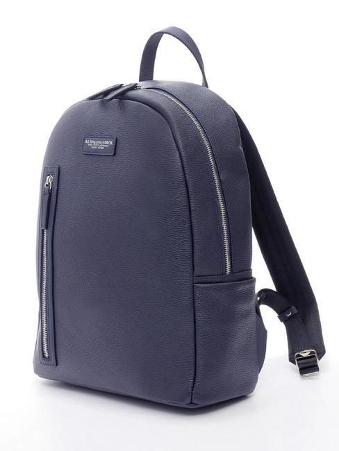 TOURIST Mochila para PC de 15", en cuero azul - Mochilas para port&aacute;til