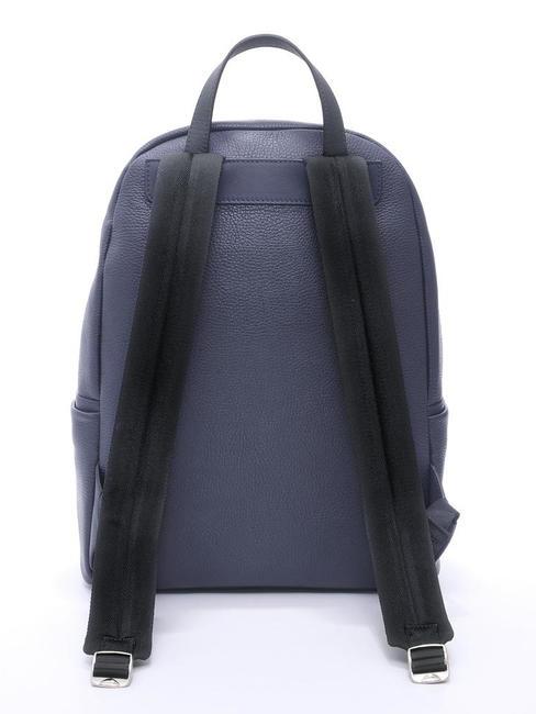 TOURIST Mochila para PC de 15", en cuero azul - Mochilas para port&aacute;til