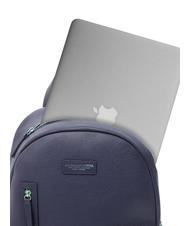 SPALDING TOURIST Mochila para PC de 15", en cuero azul - Mochilas para port&aacute;til - 4