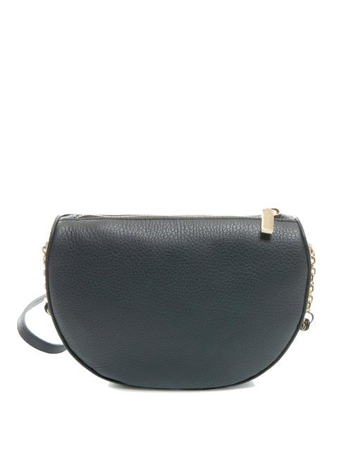 KALI Bolso bandolera de piel con bolsito DARKBLUE - Bolsos Mujer