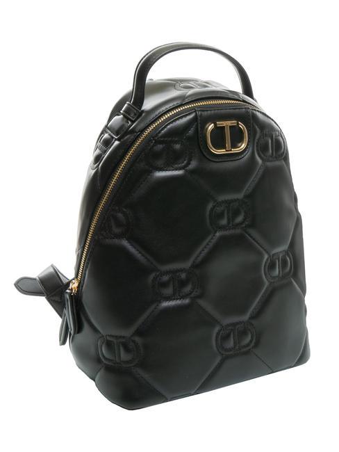 LOGO QUILTED Mochila negro - Bolsos Mujer