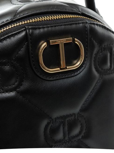 LOGO QUILTED Mochila negro - Bolsos Mujer