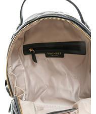TWINSET LOGO QUILTED Mochila negro - Bolsos Mujer - 5